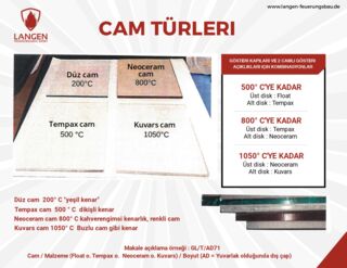 CAM TÜRLERİ